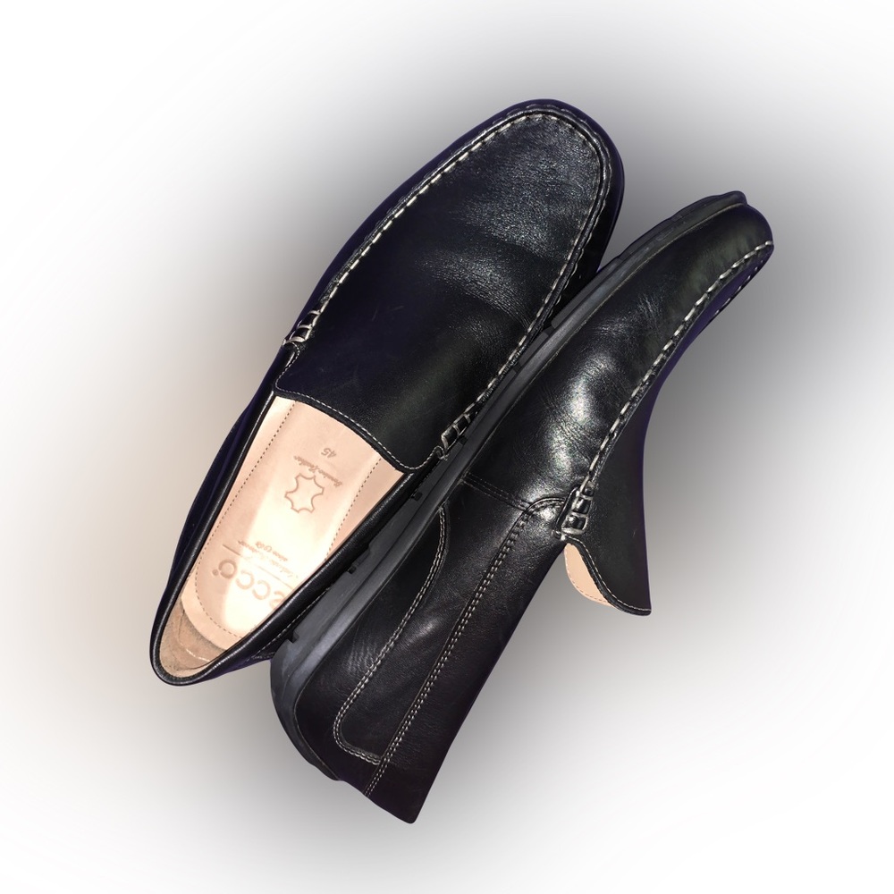 ECCO Men's Black Classic Moc
